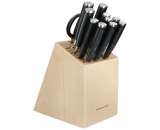 Набір ножів KitchenAid Coreline з підставкою, 11 предметів (KAG12STSNBXOBQ)