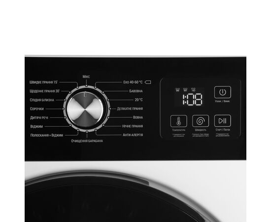 Стиральная машина Ardesto WMW-6105WI, изображение 3 Стиральная машина Ardesto WMW-6105WI, изображение 3