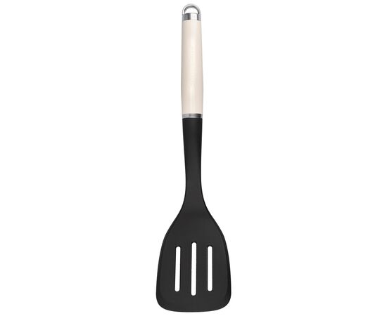 Лопатка кухонная KitchenAid Coreline з прорізами, 35,6 см, кремовий (KAG002OHACE)