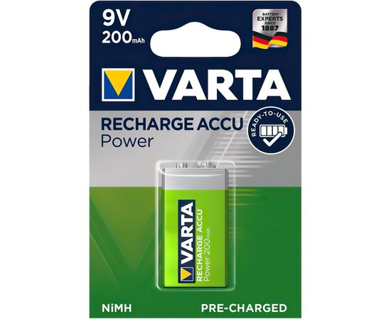 Акумулятор Varta Крона Power Accu 6F22 9V 200m (56722101401)