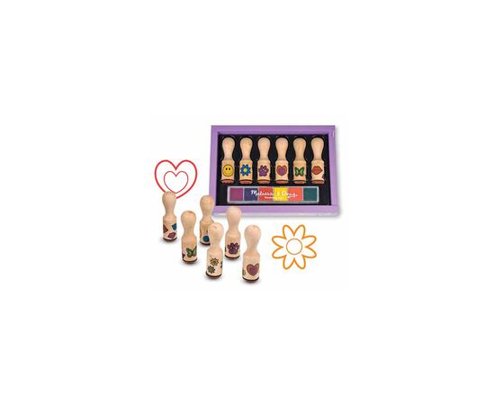 Набор для творчества Melissa&Doug штампы "Смайлики" (MD2407), изображение 2 Набор для творчества Melissa&Doug штампы "Смайлики" (MD2407), изображение 2