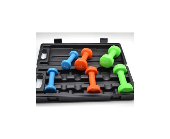 Гантельный набор PowerPlay 4103 6 кг (PP_4103_6kg), изображение 3 Гантельный набор PowerPlay 4103 6 кг (PP_4103_6kg), изображение 3