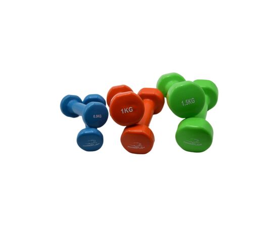 Гантельный набор PowerPlay 4103 6 кг (PP_4103_6kg), изображение 5 Гантельный набор PowerPlay 4103 6 кг (PP_4103_6kg), изображение 5