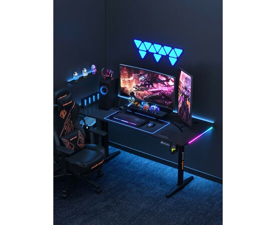 Компьютерный стол Anda Seat Terminator RGB Black (AD-D-DD1-1600L-01-B), изображение 12