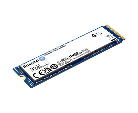 Накопитель SSD M.2 2280 4TB Kingston (SNV3S/4000G), изображение 2 Накопитель SSD M.2 2280 4TB Kingston (SNV3S/4000G), изображение 2