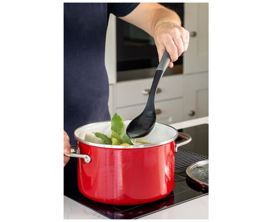 Ложка кухарська KitchenAid Coreline для сервіровки, 34 см, сіра (KAS003OHCGG), зображення 10 Ложка кухарська KitchenAid Coreline для сервіровки, 34 см, сіра (KAS003OHCGG), зображення 10