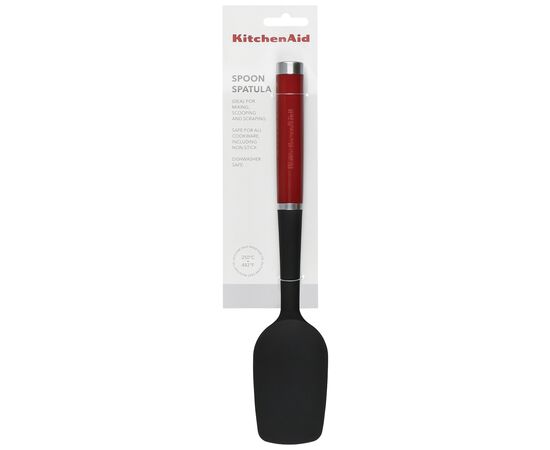 Лопатка кухонная KitchenAid Coreline для тіста, 29,9 см, червоний (KAG030OHERE), изображение 4 Лопатка кухонная KitchenAid Coreline для тіста, 29,9 см, червоний (KAG030OHERE), изображение 4