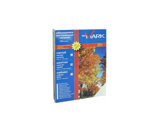 Обкладинка для палітурки bindMARK карт. Кантри А4 230 г/м2 (100 шт.) ассорти (41729)