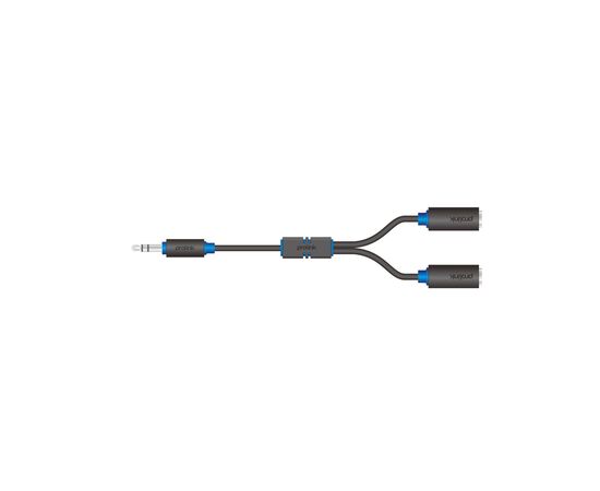 Кабель мультимедійний Jack 3.5mm to 2xJack 3.5 M Prolink (PB107-0030), зображення 2 Кабель мультимедійний Jack 3.5mm to 2xJack 3.5 M Prolink (PB107-0030), зображення 2