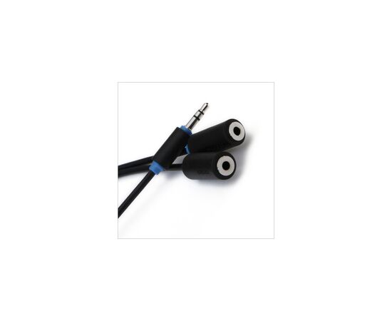 Кабель мультимедійний Jack 3.5mm to 2xJack 3.5 M Prolink (PB107-0030), зображення 4 Кабель мультимедійний Jack 3.5mm to 2xJack 3.5 M Prolink (PB107-0030), зображення 4