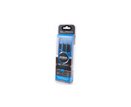 Кабель мультимедійний Jack 3.5mm to 2xJack 3.5 M Prolink (PB107-0030), зображення 5 Кабель мультимедійний Jack 3.5mm to 2xJack 3.5 M Prolink (PB107-0030), зображення 5
