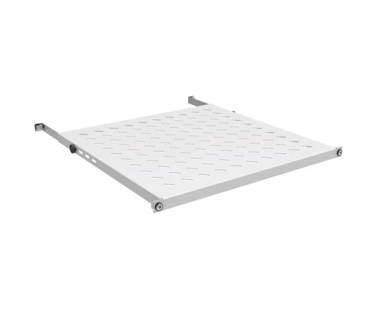 Полка 19" 0,5U глиб. 550 мм. (кріплення 550-650мм) Zpas (WZ-8264-80-04-550-011)