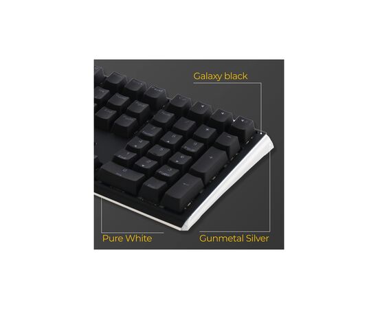 Клавіатура Ducky One 3 Cherry MX Blue RGB UA USB Black (DKON2108ST-CUAPXCLAWSC1), зображення 12 Клавіатура Ducky One 3 Cherry MX Blue RGB UA USB Black (DKON2108ST-CUAPXCLAWSC1), зображення 12