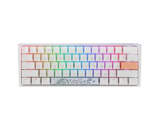 Клавиатура Ducky One 3 Mini Cherry MX Silent Red RGB UA USB White (DKON2161ST-SUAPXPWWWSC1)