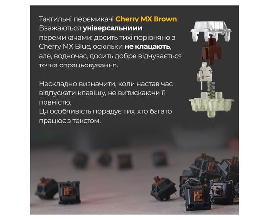 Клавиатура Ducky One 3 SF Cherry MX Brown RGB UA USB White (DKON2167ST-BUAPXPWWWSC1), изображение 5 Клавиатура Ducky One 3 SF Cherry MX Brown RGB UA USB White (DKON2167ST-BUAPXPWWWSC1), изображение 5