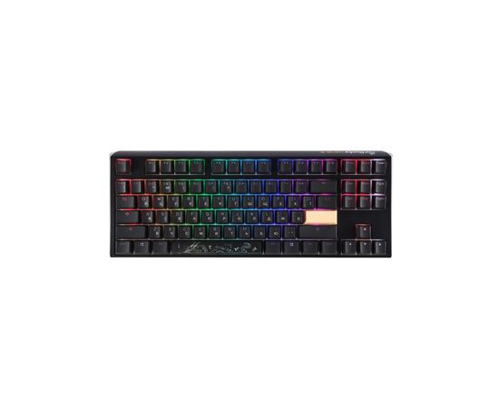 Клавиатура Ducky One 3 TKL Cherry MX Silent Red RGB UA USB Black (DKON2187ST-SUAPXCLAWSC1)