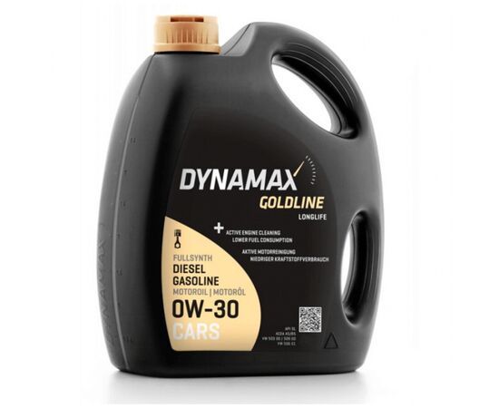 Моторное масло DYNAMAX GOLDLINE LONGLIFE 0W30 5л (502114)