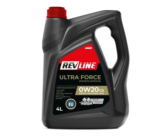 Моторное масло REVLINE ULTRA FORCE C5 0w20 4л (RUFC50204)