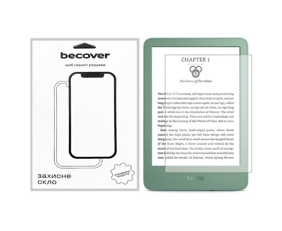 Стекло защитное BeCover Amazon Kindle 11th Gen. 2024 6" (712828)