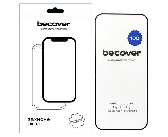 Стекло защитное BeCover Xiaomi Redmi Note 14 5G 10D Black (712727)