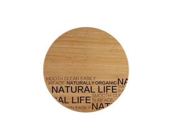 Разделочная доска Bergner Natural, d 30x1.5 см, бамбук (BG-4924)
