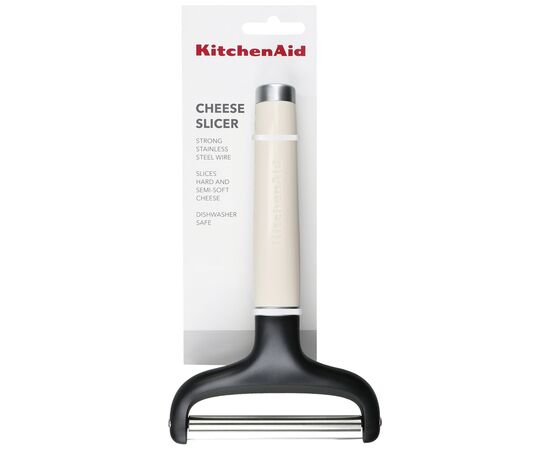 Кухонный нож KitchenAid Coreline для сиру, 20,3 см, кремовий (KAG133OHACE), изображение 2 Кухонный нож KitchenAid Coreline для сиру, 20,3 см, кремовий (KAG133OHACE), изображение 2
