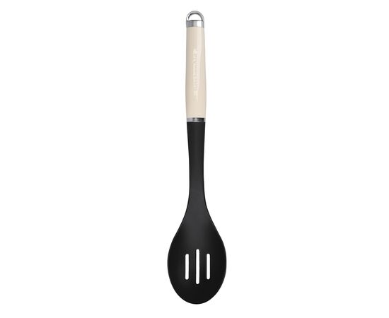 Ложка кухарська KitchenAid Coreline для сервіровки з прорізами, 35,3 см, кремова (KAG004OHACE)