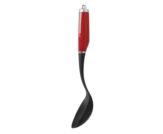 Ложка поварская KitchenAid Coreline для сервіровки з прорізами, 35,3 см, червона (KAG004OHERE), изображение 3 Ложка поварская KitchenAid Coreline для сервіровки з прорізами, 35,3 см, червона (KAG004OHERE), изображение 3