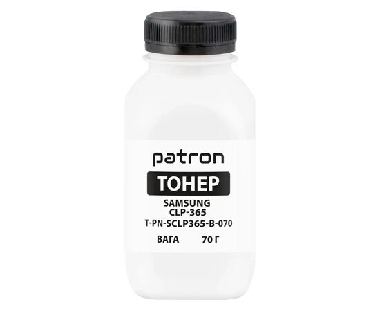 Тонер SAMSUNG CLP-365 BLACK 70г Patron (PN-SCLP365-B-070)