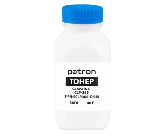 Тонер SAMSUNG CLP-365 CYAN 40г Patron (T-PN-SCLP365-C-040)