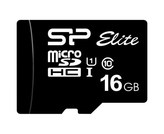 Карта пам'яті Silicon Power 16Gb microSDHC UHS-I class 10 (SP016GBSTHBU1V10SP)