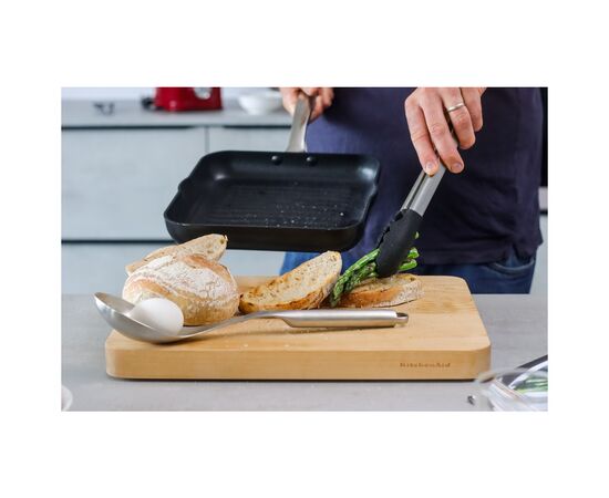 Ложка кухарська KitchenAid Premium, 33,6 см (KMG003OHSS), зображення 4 Ложка кухарська KitchenAid Premium, 33,6 см (KMG003OHSS), зображення 4