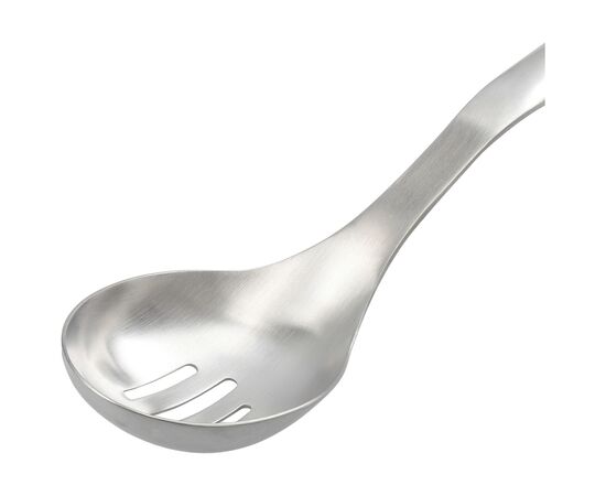 Ложка кухарська KitchenAid Premium з прорізами, 33,8 см (KMG004OHSS), зображення 3 Ложка кухарська KitchenAid Premium з прорізами, 33,8 см (KMG004OHSS), зображення 3