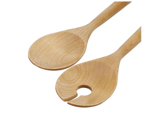 Ложка поварская KitchenAid Coreline Набір для салату, 2 шт, 30 см, береза (KQR713OHE), изображение 3 Ложка поварская KitchenAid Coreline Набір для салату, 2 шт, 30 см, береза (KQR713OHE), изображение 3