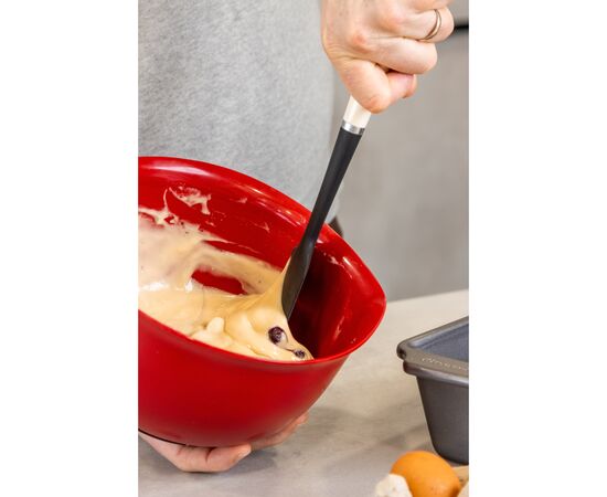 Лопатка кухонная KitchenAid Coreline для тіста, 30 см, кремовий (KAG031OHACE), изображение 5 Лопатка кухонная KitchenAid Coreline для тіста, 30 см, кремовий (KAG031OHACE), изображение 5