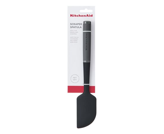 Лопатка кухонная KitchenAid Coreline для тіста, 30 см, сірий (KAS031OHCGG), изображение 3 Лопатка кухонная KitchenAid Coreline для тіста, 30 см, сірий (KAS031OHCGG), изображение 3