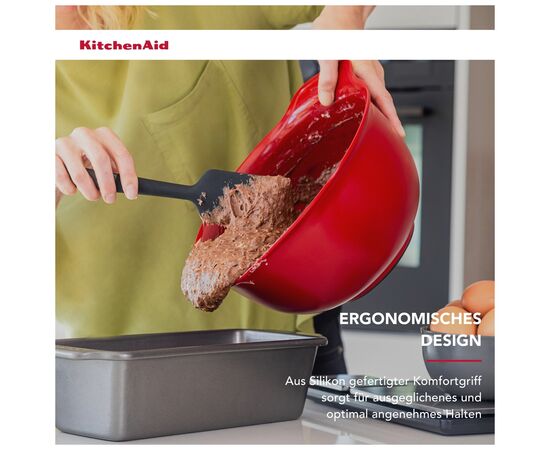 Лопатка кухонная KitchenAid Coreline для тіста, 30 см, сірий (KAS031OHCGG), изображение 7 Лопатка кухонная KitchenAid Coreline для тіста, 30 см, сірий (KAS031OHCGG), изображение 7