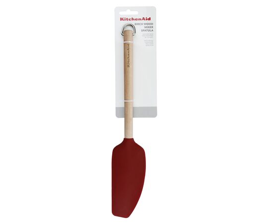 Лопатка кухонная KitchenAid Coreline для тіста, 35,3 см, береза, червоний (KQR732OHERE), изображение 4 Лопатка кухонная KitchenAid Coreline для тіста, 35,3 см, береза, червоний (KQR732OHERE), изображение 4