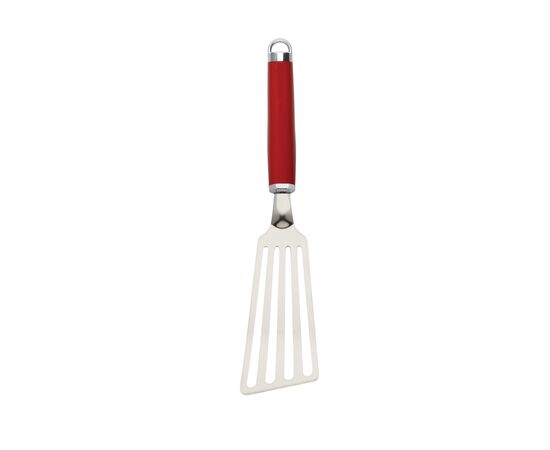 Лопатка кухонная KitchenAid Coreline з прорізами, 32,8 см, червоний (KAG024OHERE), изображение 2 Лопатка кухонная KitchenAid Coreline з прорізами, 32,8 см, червоний (KAG024OHERE), изображение 2