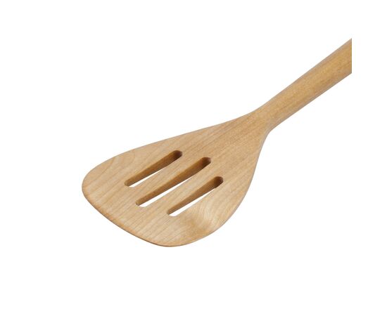 Лопатка кухонна KitchenAid Coreline з прорізами, 34,2 см, береза (KQR702OHE), зображення 2 Лопатка кухонна KitchenAid Coreline з прорізами, 34,2 см, береза (KQR702OHE), зображення 2