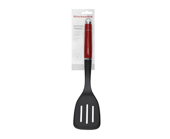 Лопатка кухонная KitchenAid Coreline з прорізами, 35,6 см, червоний (KAG002OHERE), изображение 4 Лопатка кухонная KitchenAid Coreline з прорізами, 35,6 см, червоний (KAG002OHERE), изображение 4