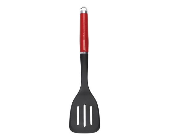 Лопатка кухонная KitchenAid Coreline з прорізами, 35,6 см, червоний (KAG002OHERE)
