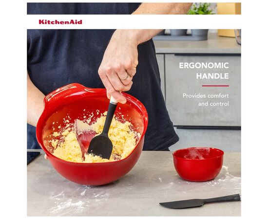 Лопатка кухонная KitchenAid Coreline для тіста, Набір 2 шт, 30 см, червоний (KQG437OHERE), изображение 7 Лопатка кухонная KitchenAid Coreline для тіста, Набір 2 шт, 30 см, червоний (KQG437OHERE), изображение 7