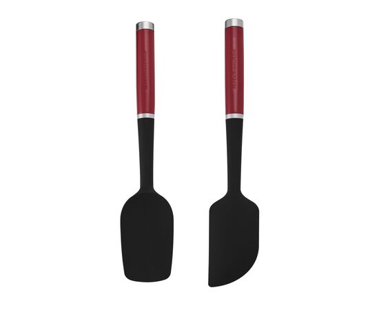 Лопатка кухонная KitchenAid Coreline для тіста, Набір 2 шт, 30 см, червоний (KQG437OHERE)
