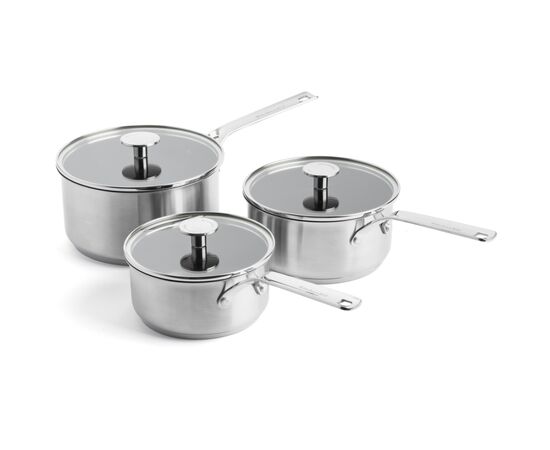 Ковш KitchenAid SSS, з кришками, набір 3 шт (CC005740-001)