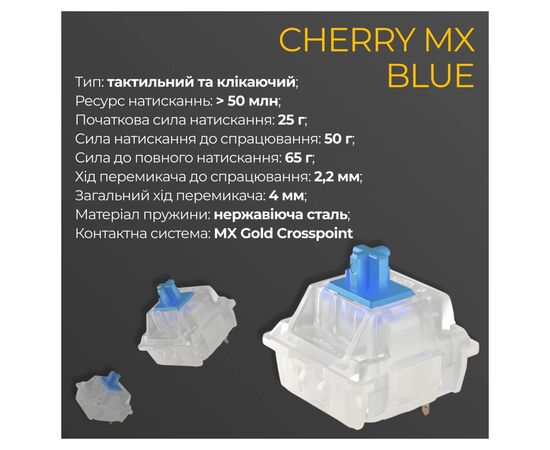 Клавіатура Ducky One 3 Cherry MX Blue RGB UA USB White (DKON2108ST-CUAPXPWWWSC1), зображення 6 Клавіатура Ducky One 3 Cherry MX Blue RGB UA USB White (DKON2108ST-CUAPXPWWWSC1), зображення 6