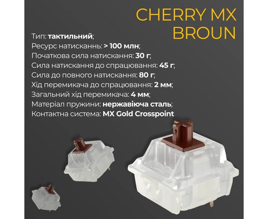 Клавиатура Ducky One 3 Cherry MX Brown UA USB Cream (DKON2108-BUAPXМAEGGC1), изображение 6 Клавиатура Ducky One 3 Cherry MX Brown UA USB Cream (DKON2108-BUAPXМAEGGC1), изображение 6