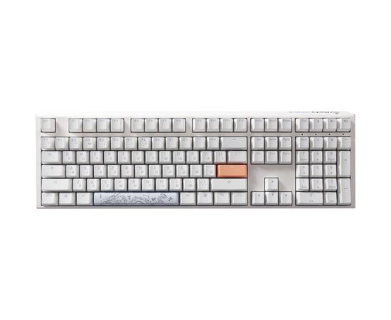 Клавиатура Ducky One 3 Cherry MX Red RGB UA USB White (DKON2108ST-RUAPXPWWWSC1), изображение 2 Клавиатура Ducky One 3 Cherry MX Red RGB UA USB White (DKON2108ST-RUAPXPWWWSC1), изображение 2