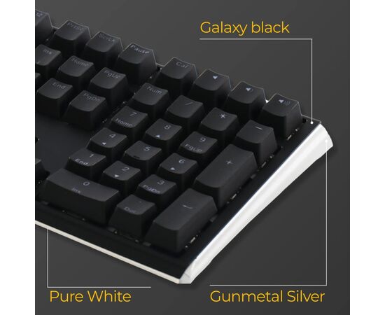 Клавіатура Ducky One 3 Cherry MX Silent Red RGB UA USB Black (DKON2108ST-SUAPXCLAWSC1), зображення 10 Клавіатура Ducky One 3 Cherry MX Silent Red RGB UA USB Black (DKON2108ST-SUAPXCLAWSC1), зображення 10