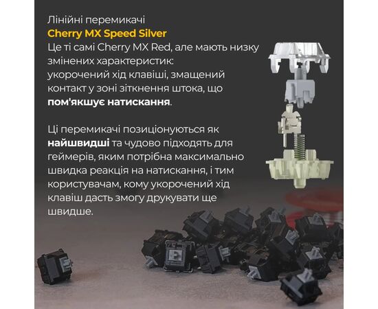 Клавиатура Ducky One 3 Cherry MX Speed Silver UA USB Cream (DKON2108-PUAPXМAEGGC1), изображение 5 Клавиатура Ducky One 3 Cherry MX Speed Silver UA USB Cream (DKON2108-PUAPXМAEGGC1), изображение 5
